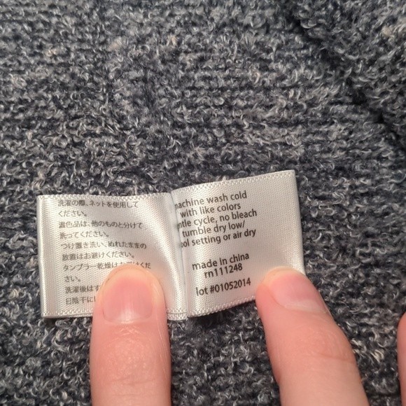 Barefoot Dreams Blue Bamboo Chic Lite Calypso Waterfall Long Sleeve Cardigan S/M - Picture 11 of 14